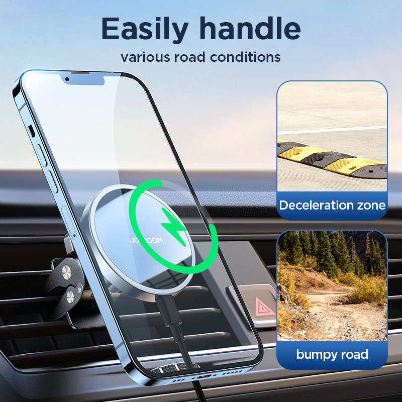 Joyroom 15W Qi Magnetic Car Phone Holder Wireless