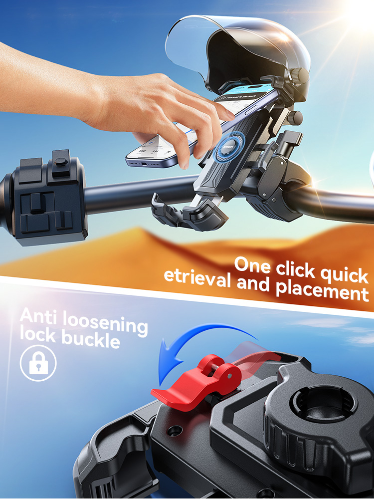 Joyroom Bike Phone Holder Mount with Helmet 360°