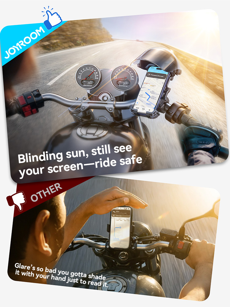 Joyroom Bike Phone Holder Mount with Helmet 360°