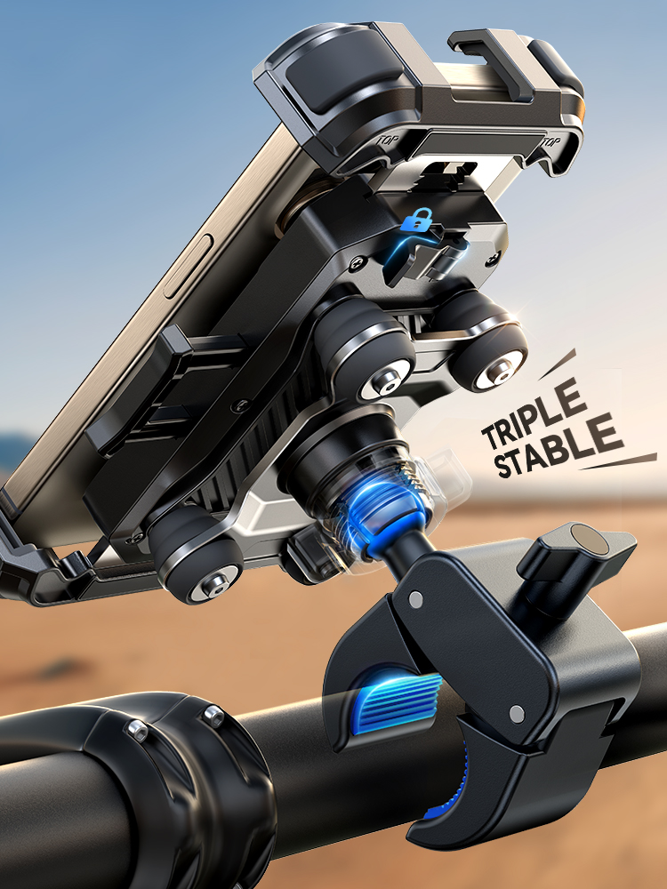 Joyroom Motorcycle Phone Mount Anti Vibration Phone