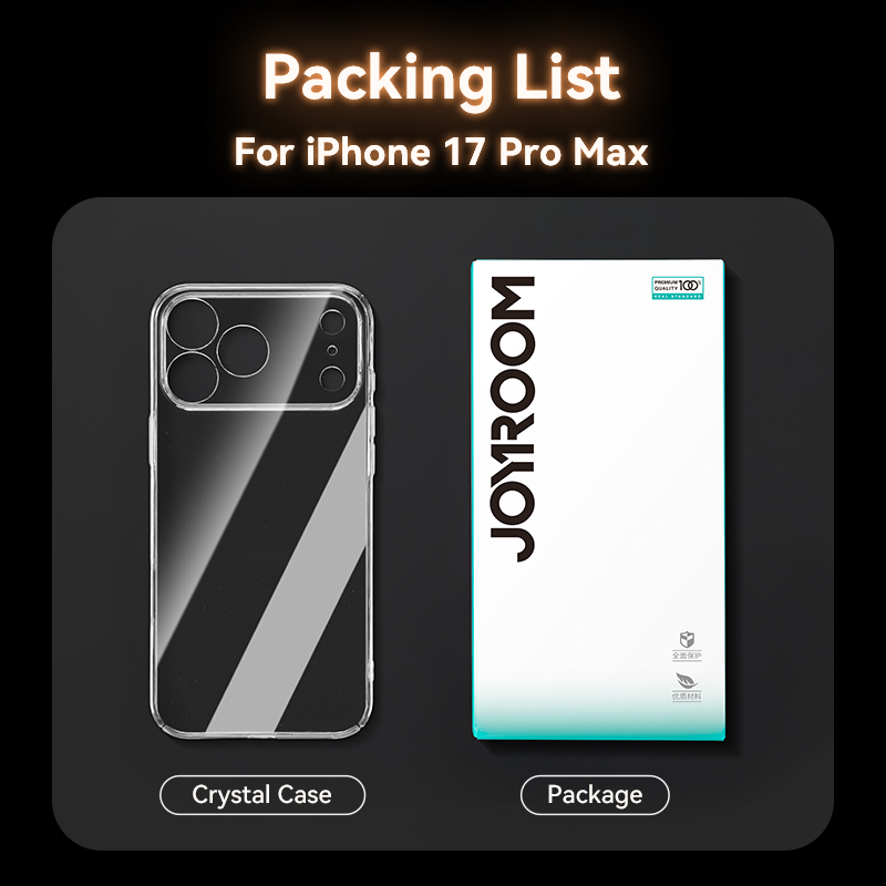 Joyroom Case For iPhone 17 16 Pro Max Case Crystal