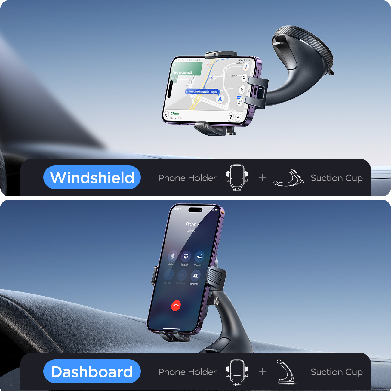 Joyroom Phone Holder Mount for Car Strong Suction
