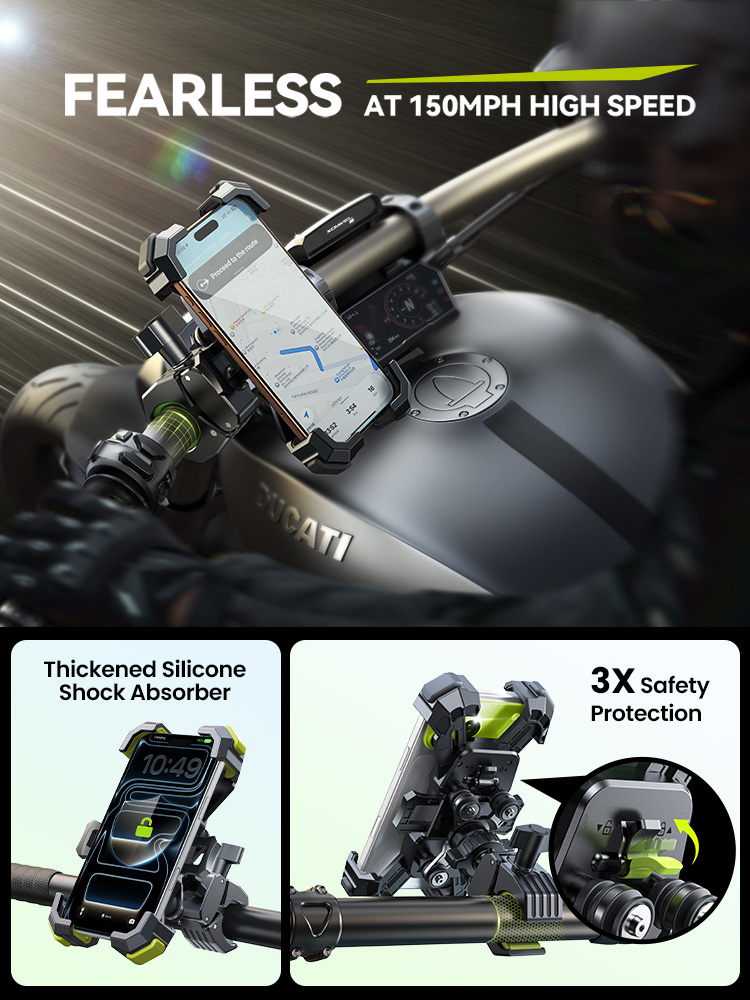 Joyroom Bike Phone Holder Mount 360° View Universal