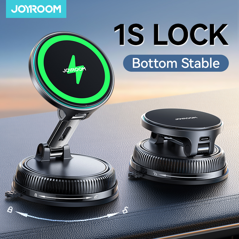 Joyroom Magnetic Car Mount Charger Vacuum Gel 2-in-1