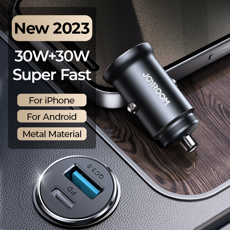 Joyroom 30W USB C Car Charger Adapter PD QC3.0 Mini &