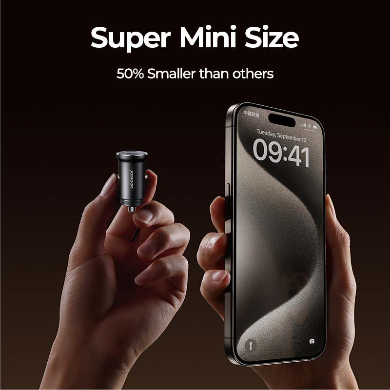 Joyroom 30W USB C Car Charger Adapter PD QC3.0 Mini &