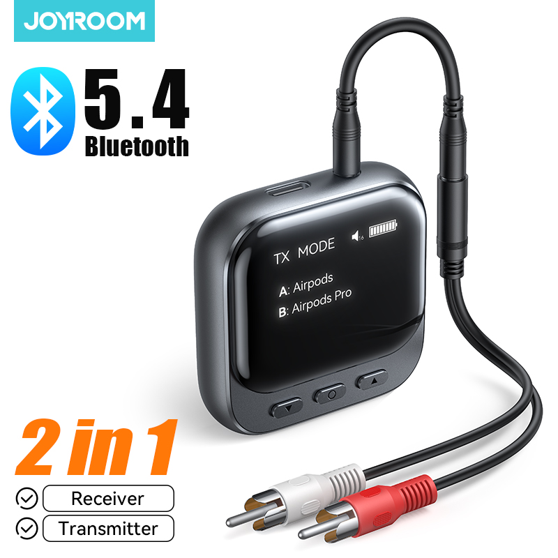 Joyroom 2-IN-1 Bluetooth 5.4 Transmitter Receiver With