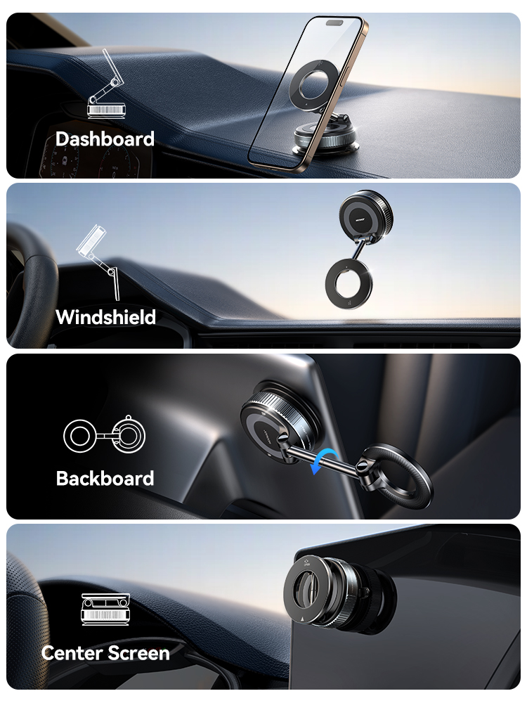 Joyroom Magnetic Suction Cup Phone Mount Vacuum