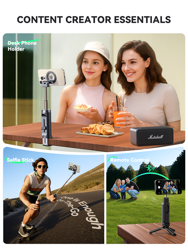 Joyroom Airplane Phone Holder Magnetic Selfie Stick