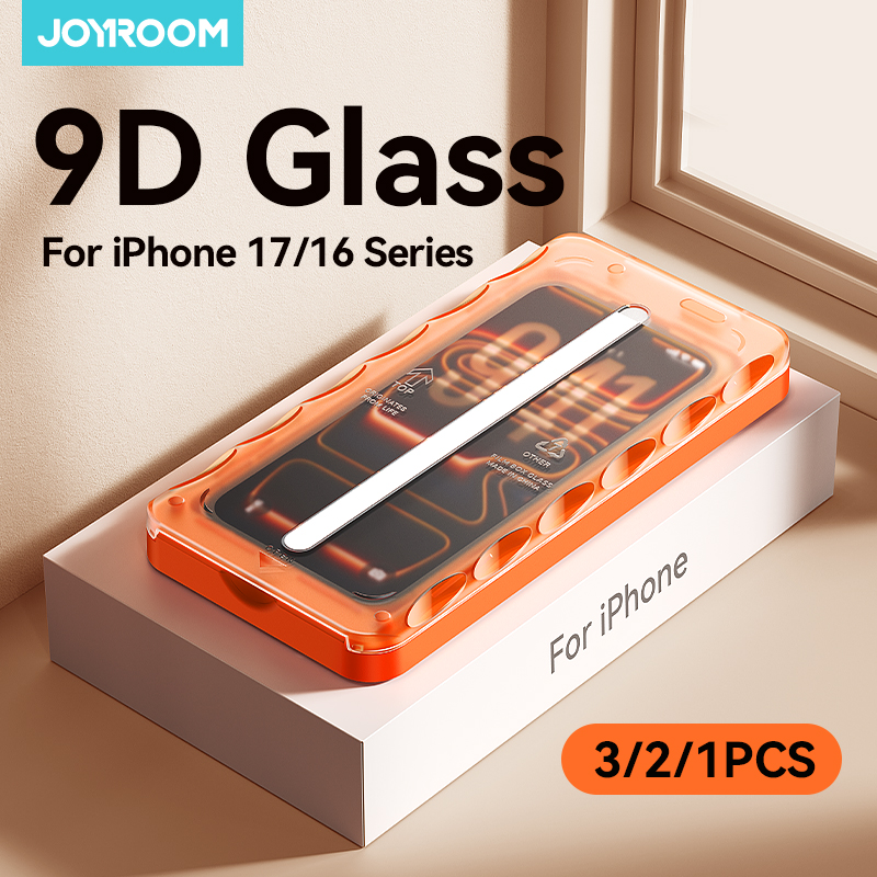 Joyroom 3/2/1PCS Glass For iPhone 17 Pro Max Screen