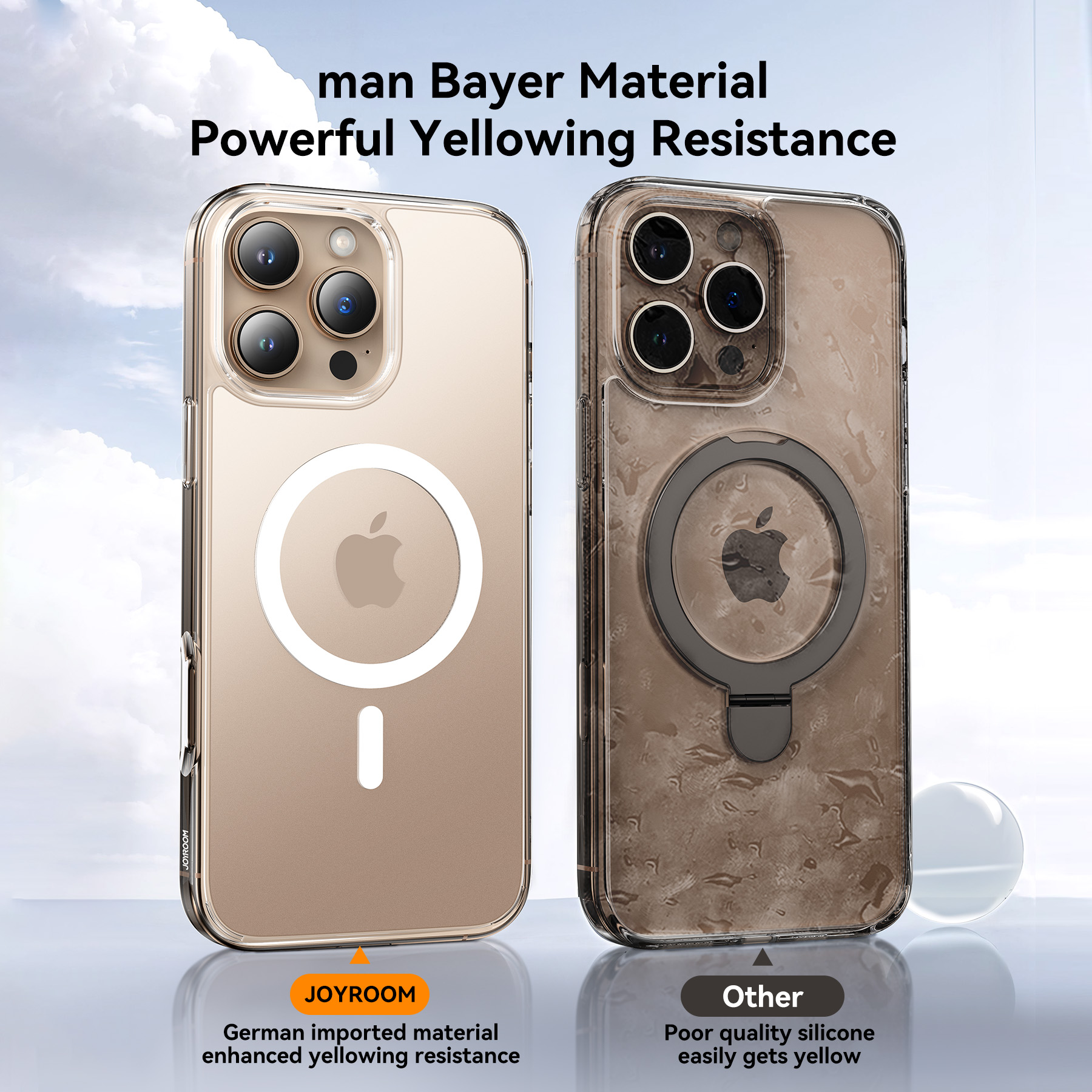 Joyroom Magnetic Frosted Case For iPhone 17 16 Pro Max