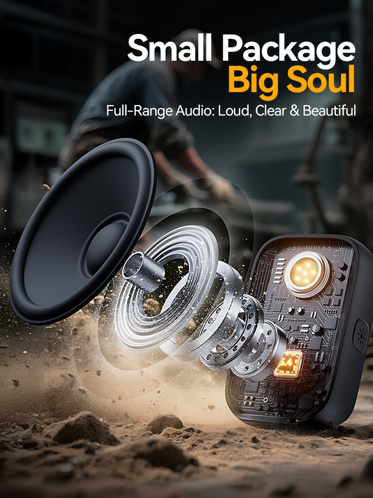Joyroom Wearable Bluetooth Speakers,IP67