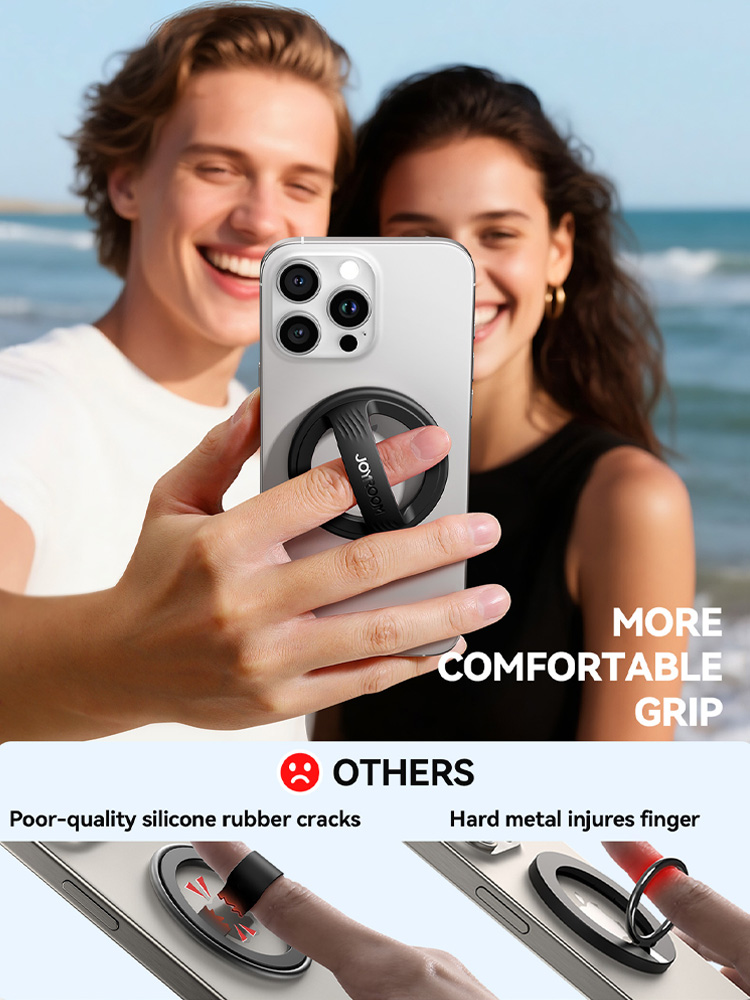 JOYROOM Magnetic Phone Grip Silicone Finger Loop Grip