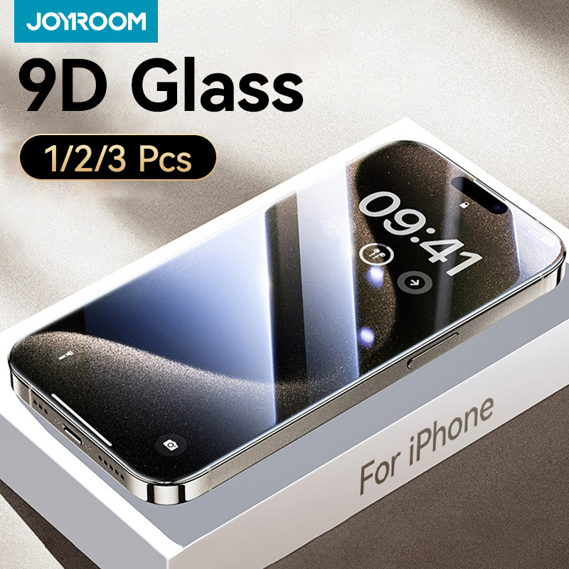 Joyroom 1/2/3 Stück 9D Displayschutzfolie aus