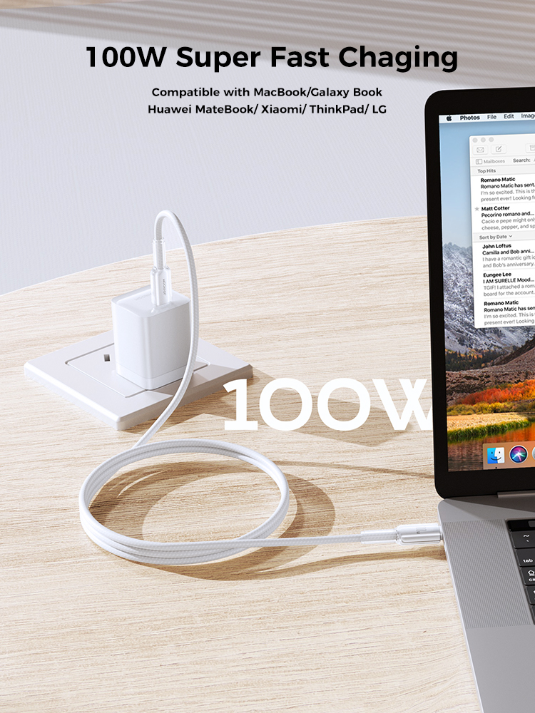 Joyroom PD 100W Type C Fast Charge Data Cable For