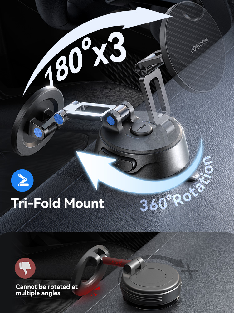 Joyroom Magnetic Suction Cup Phone Mount Universal