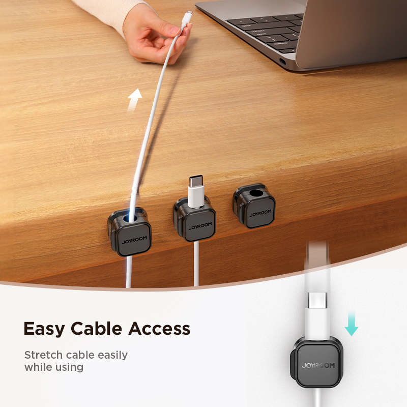 Joyroom 3/6 Pcs Magnetic Cable Clips Cable Smooth