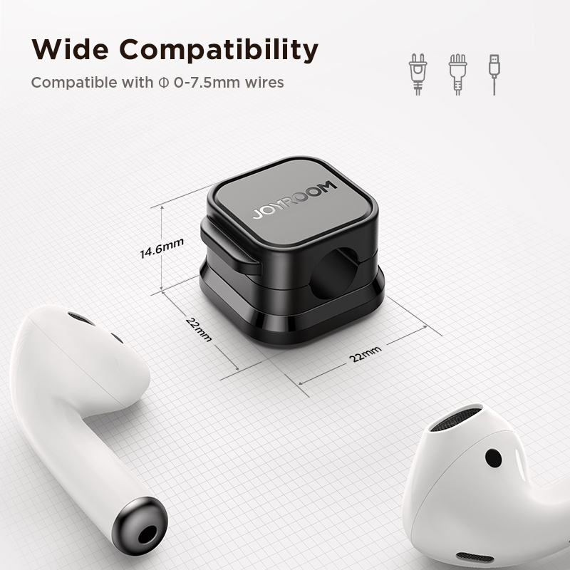 Joyroom 3/6 Pcs Magnetic Cable Clips Cable Smooth