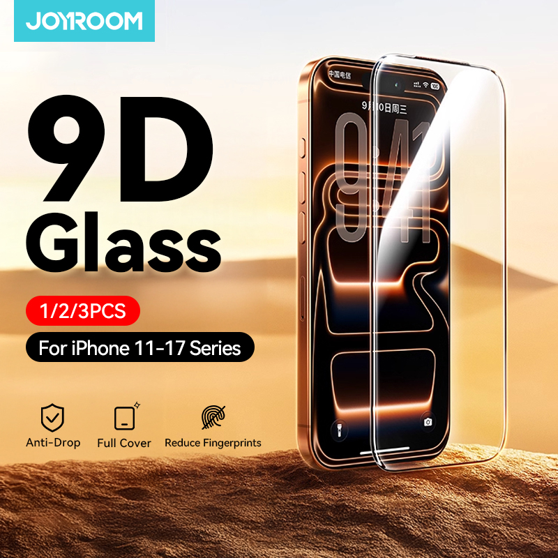 Joyroom 1/2/3pcs 9D Glass For iPhone 17 Pro Max HD