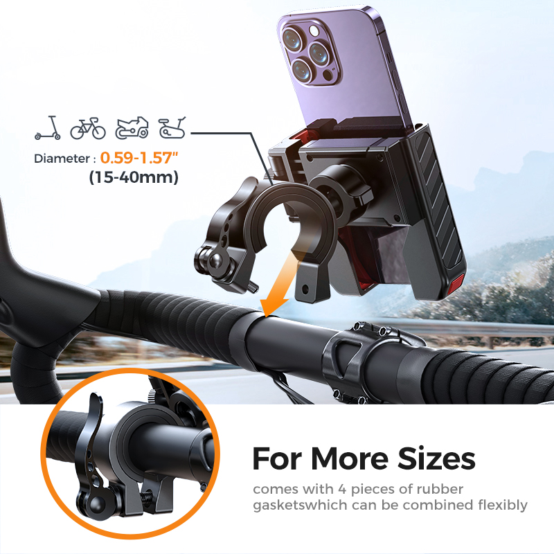 Joyroom 2024 Bike Phone Holder Shockproof Universal