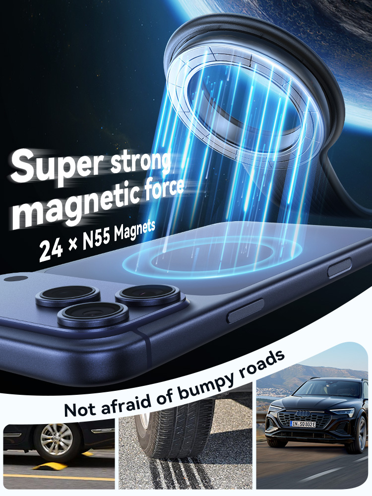 Joyroom Car Magnetic Phone Mount Holder Flexible