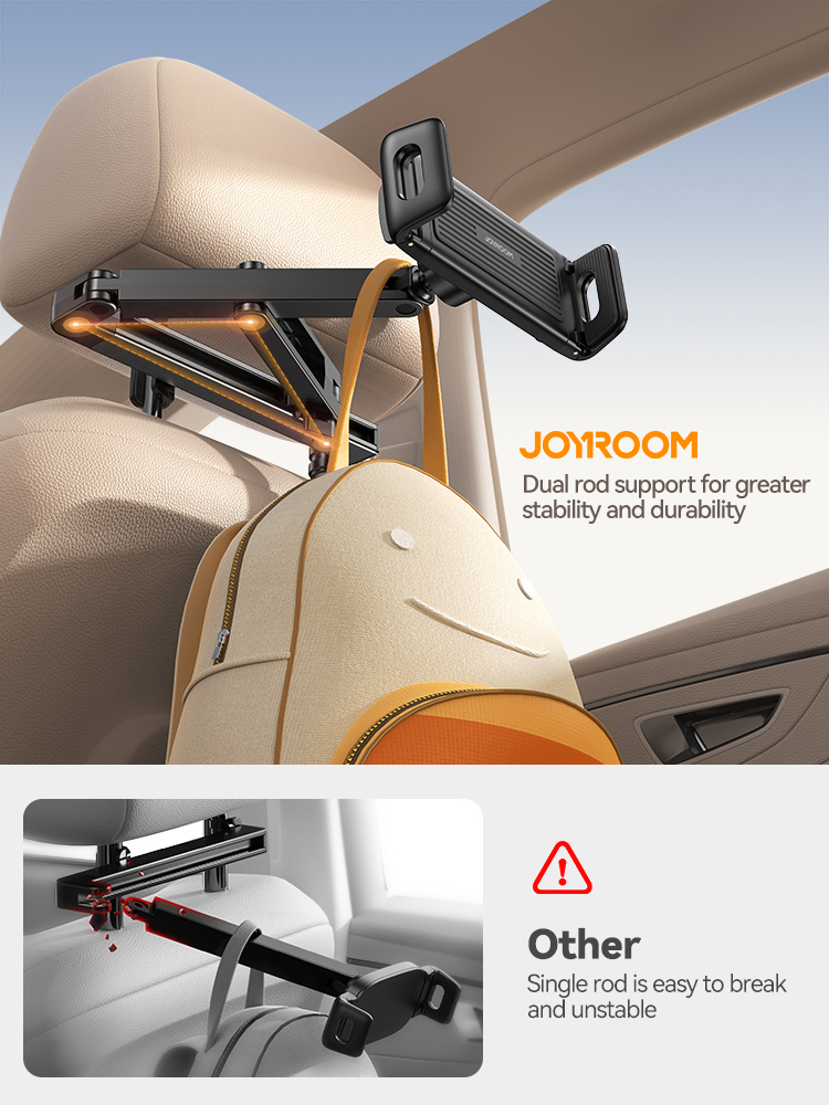 Joyroom Car Headrest Tablet Holder Mount 3 in 1