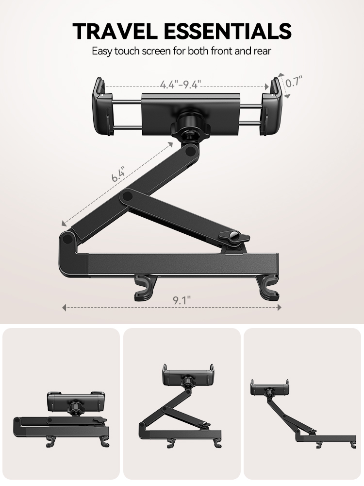 Joyroom Car Headrest Tablet Holder Mount 3 in 1