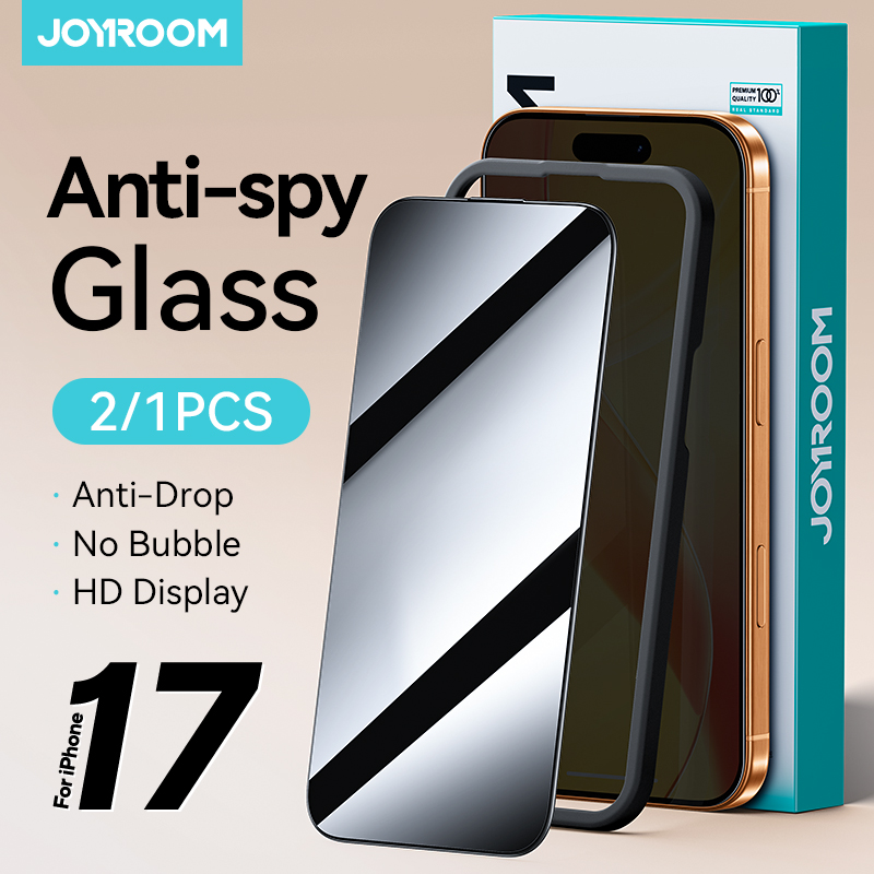 Joyroom 1/2PCS For iPhone 17 Pro Max Anti-Spy Glass