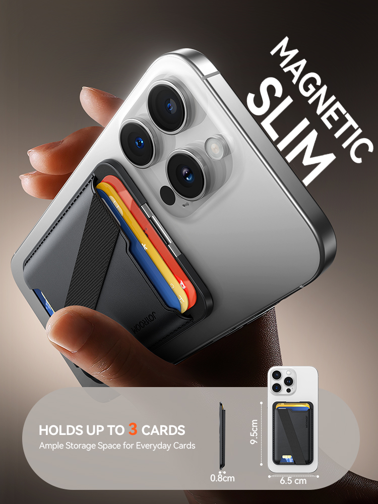 Joyroom Phone Card Holder Magnetic Wallet for iPhone