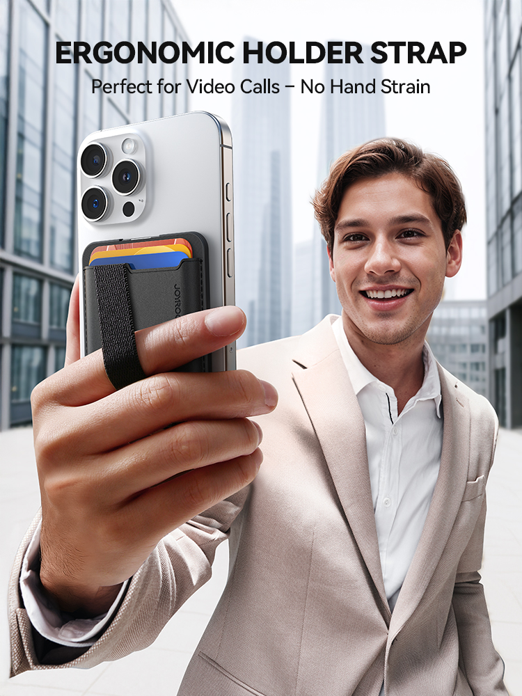Joyroom Phone Card Holder Magnetic Wallet for iPhone