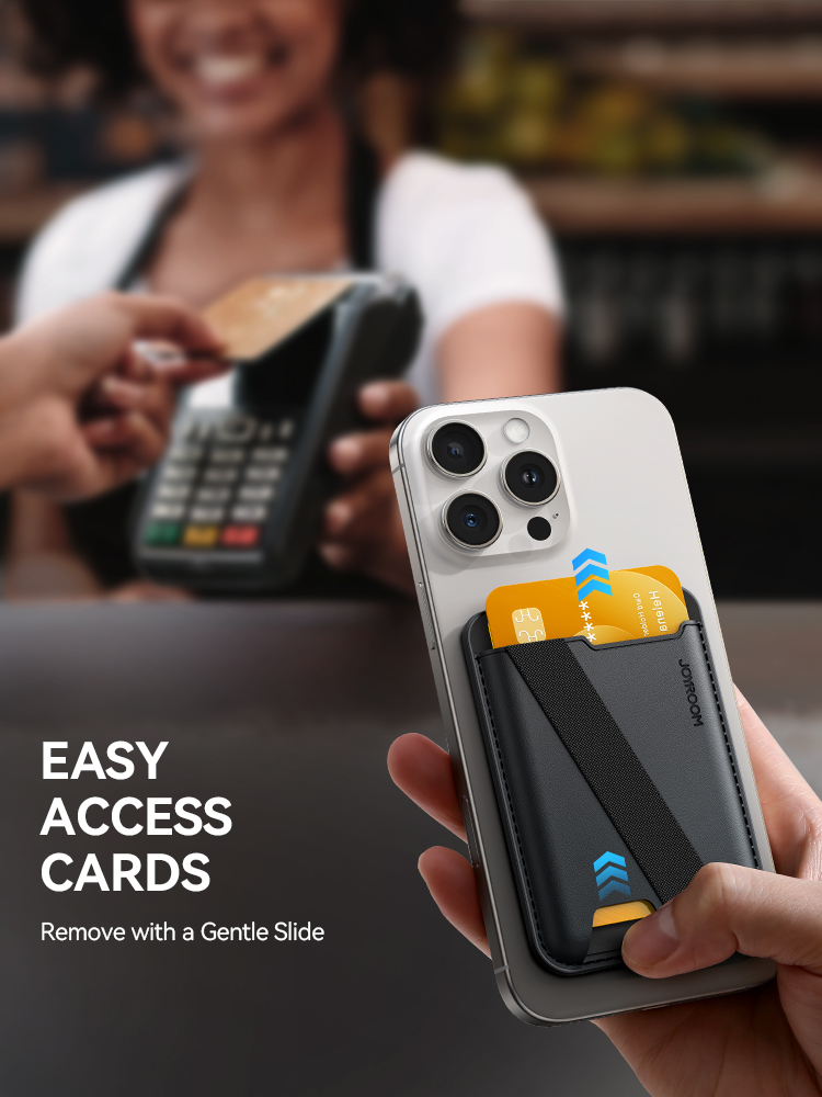 Joyroom Phone Card Holder Magnetic Wallet for iPhone