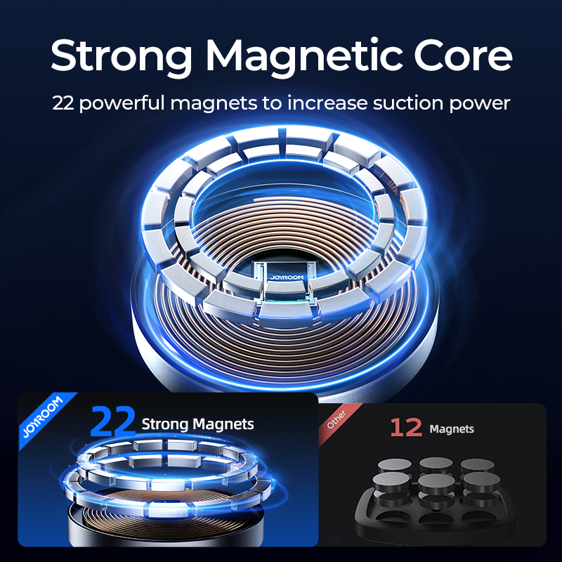 Joyroom Magnetic Car Mount Wireless Car Charger for