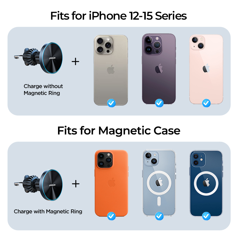 Joyroom Magnetic Car Mount Wireless Car Charger for