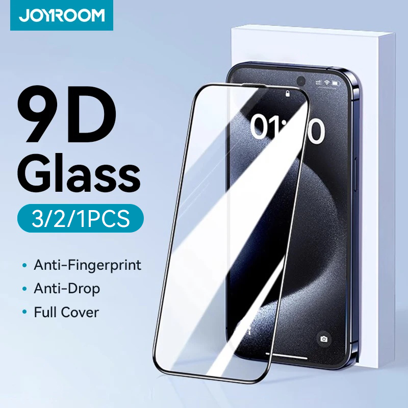 Joyroom 1/2/3pcs HD Glass Screen Protector for iPhone