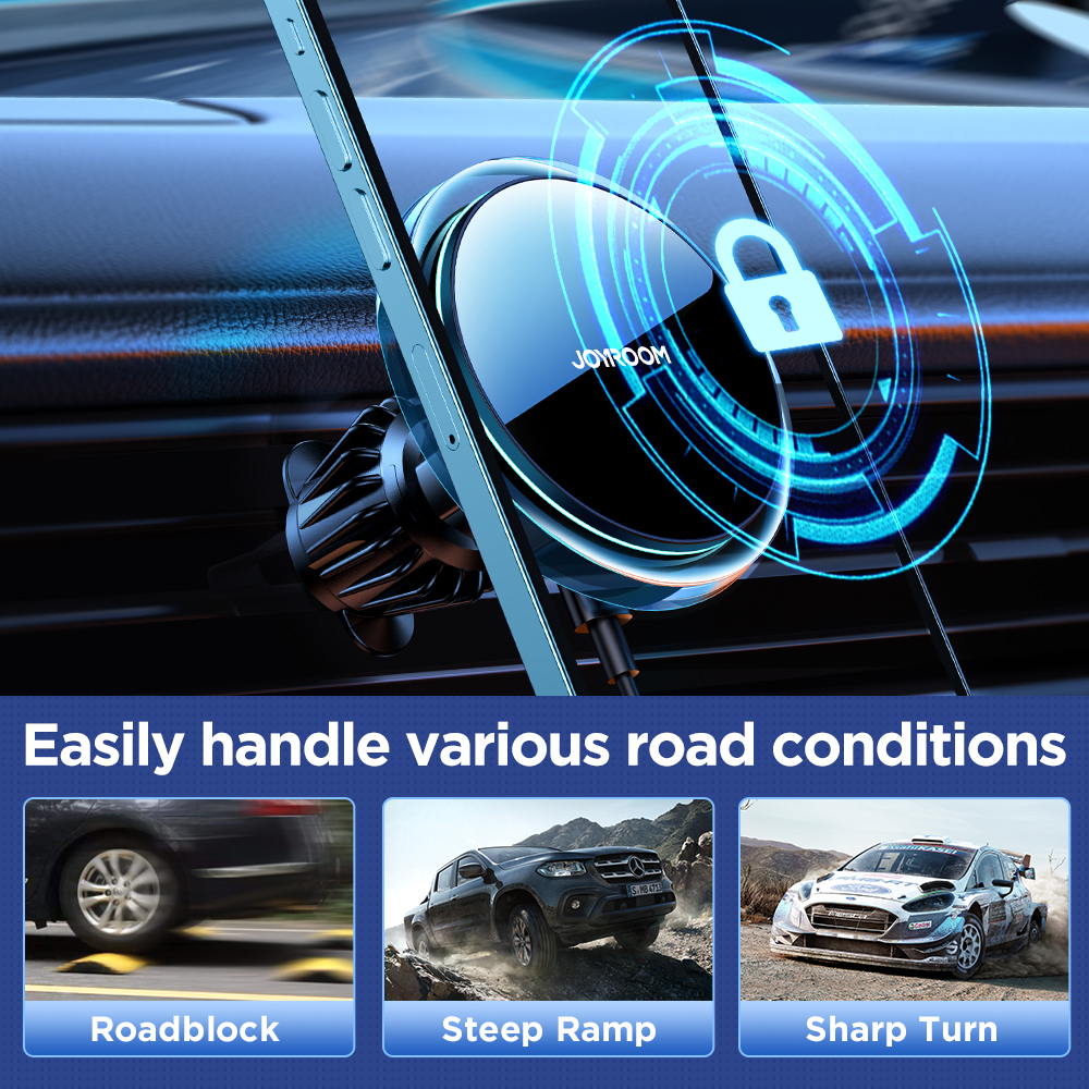 Joyroom Magnetic Car Phone Holder Wireless Charger For