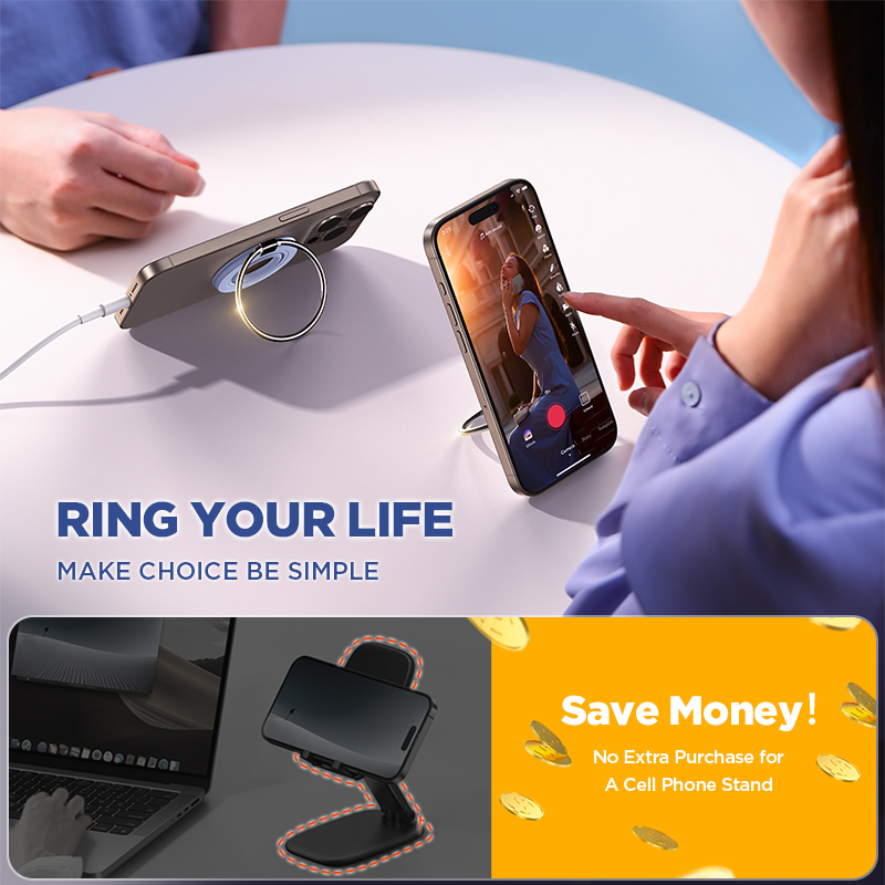 Joyroom Colorful Ring Phone Holder Magnetic Kickstand