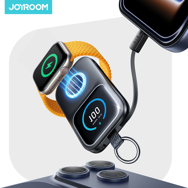 Joyroom 5000mAh Power Bank with Built-in USB C Cable