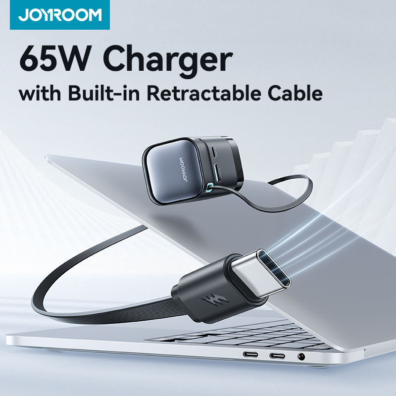 Joyroom 65W GaN Desktop Charger Universal Retractable
