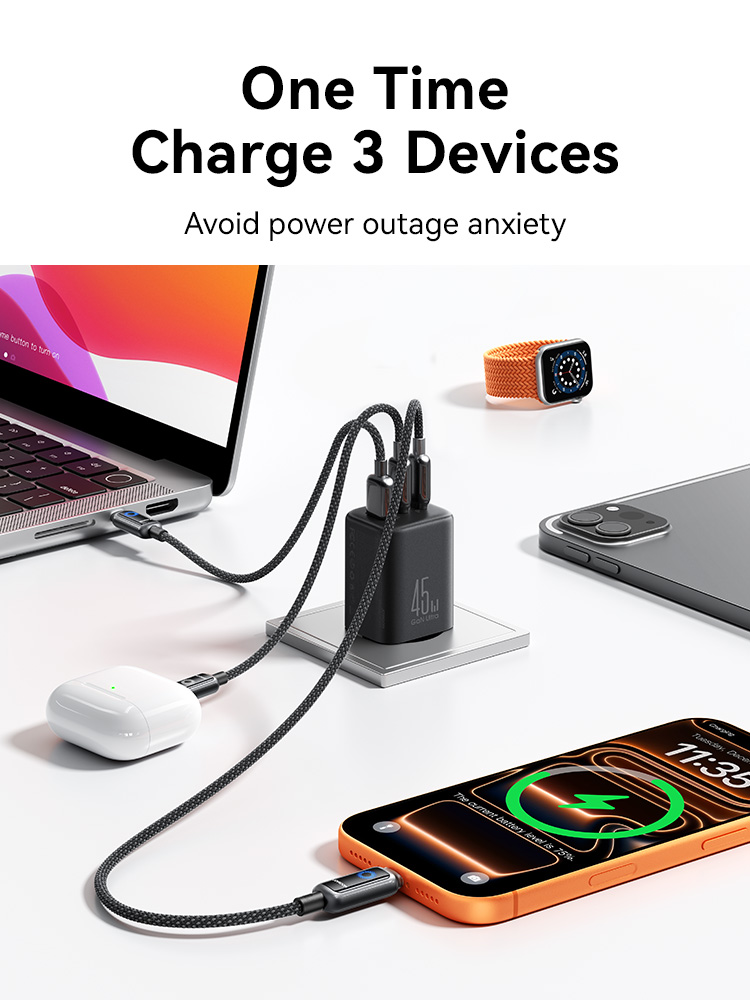 Joyroom 45W USB C/L/A Charger JR-TO1 Mini Wall Charger