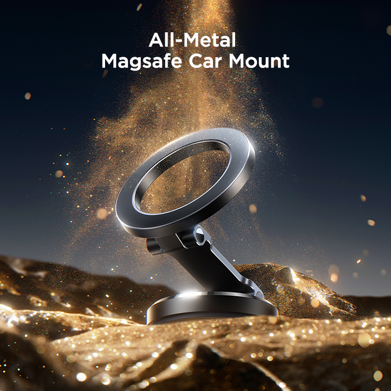 Joryoom Foldable Magnetic Car Phone Holder Mount
