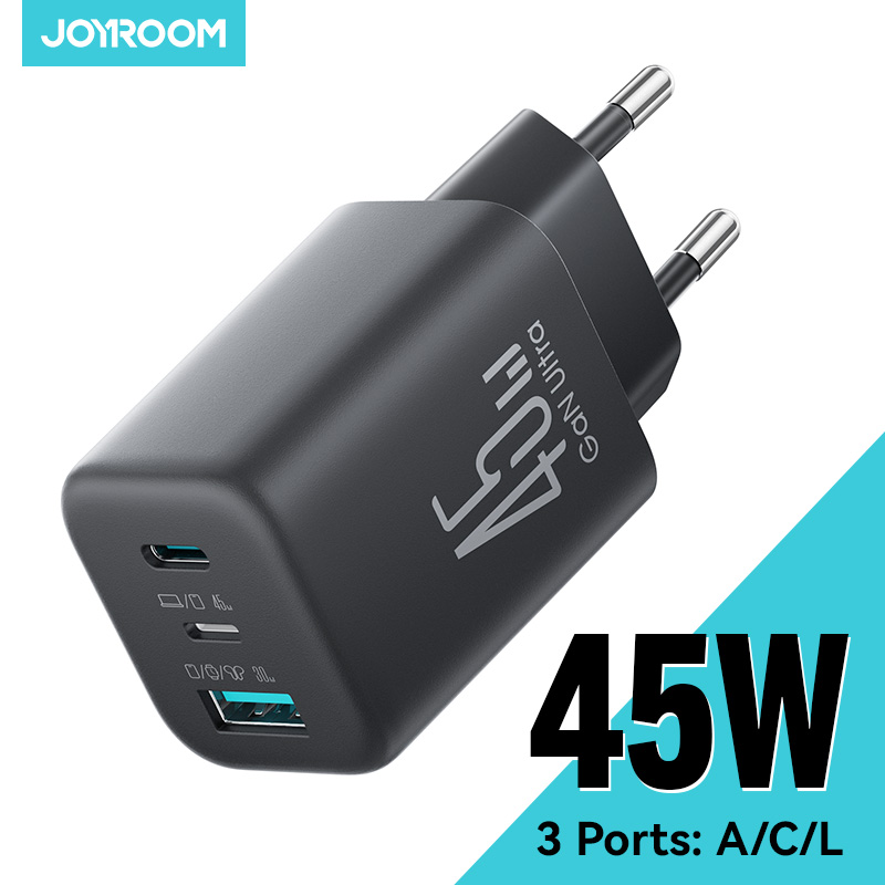 Joyroom 45W USB C/L/A Charger Mini Wall Charger EU UK