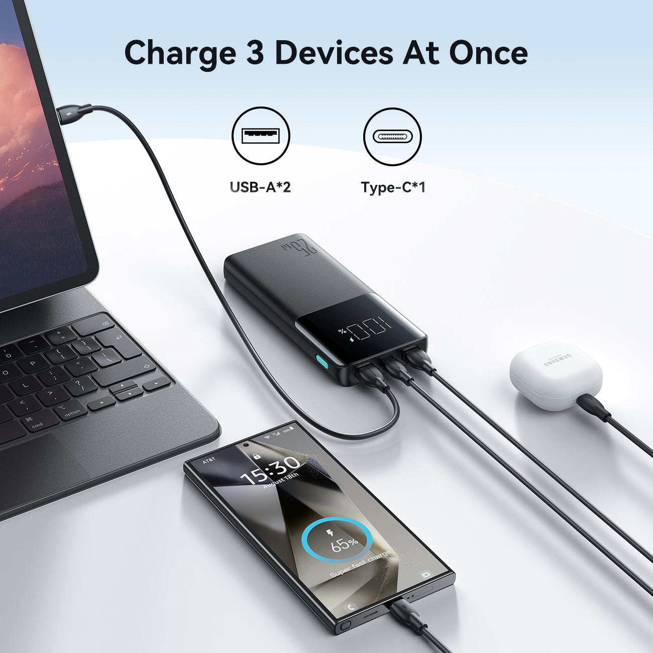 Joyroom Power Bank 10000mAh 25W Fast Charging For