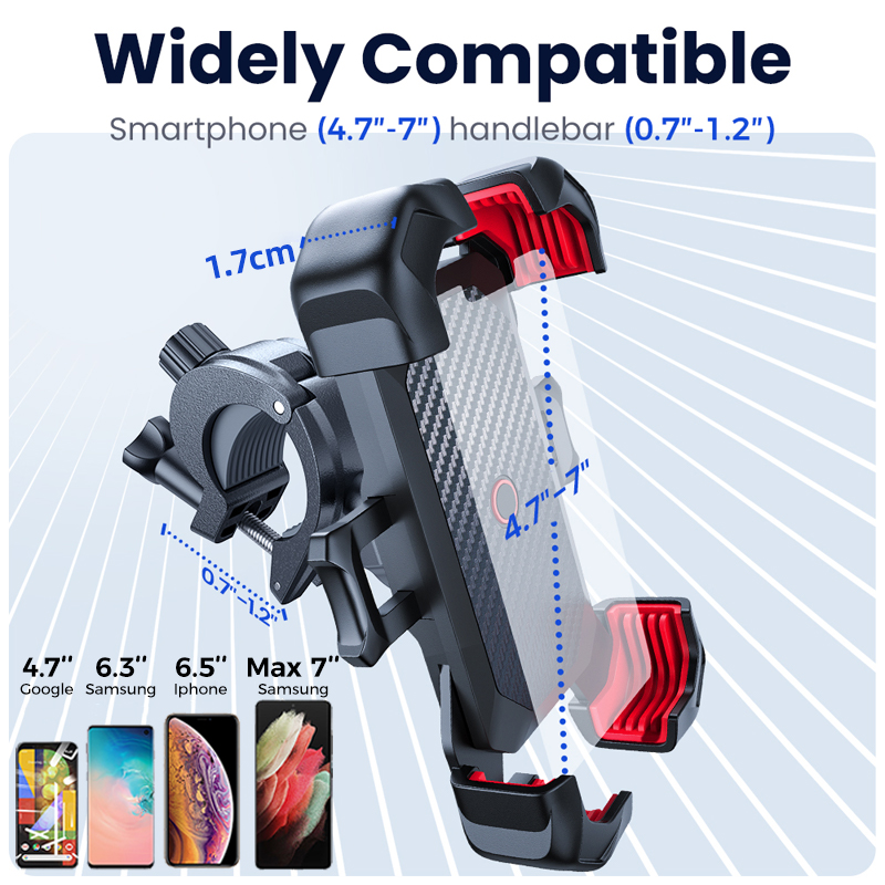 Joyroom Universal Bike Phone Holder Mount for 4.7-7”