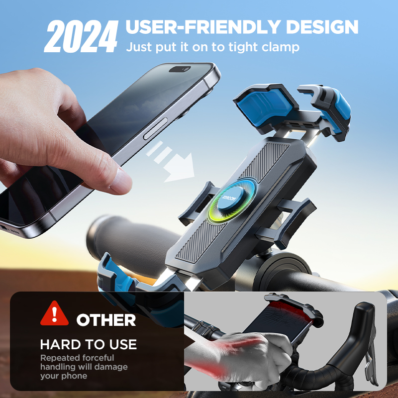 Joyroom Motorcycle Bike Phone Mount Upgrade Phone
