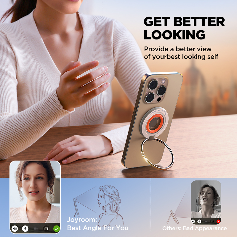 Joyroom Magnetic Ring Phone Holder Kickstand Silicone