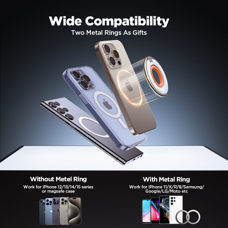 Joyroom Magnetic Ring Phone Holder Kickstand Silicone