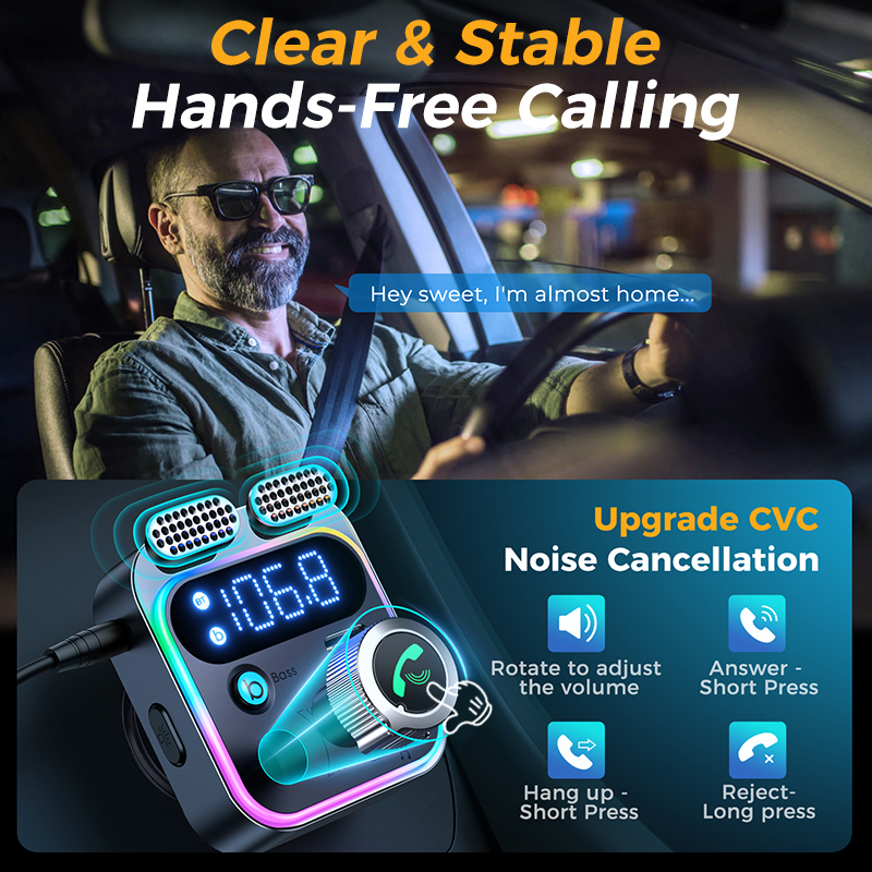 Joyroom Bluetooth .3 FM Transmitter for Car 48W