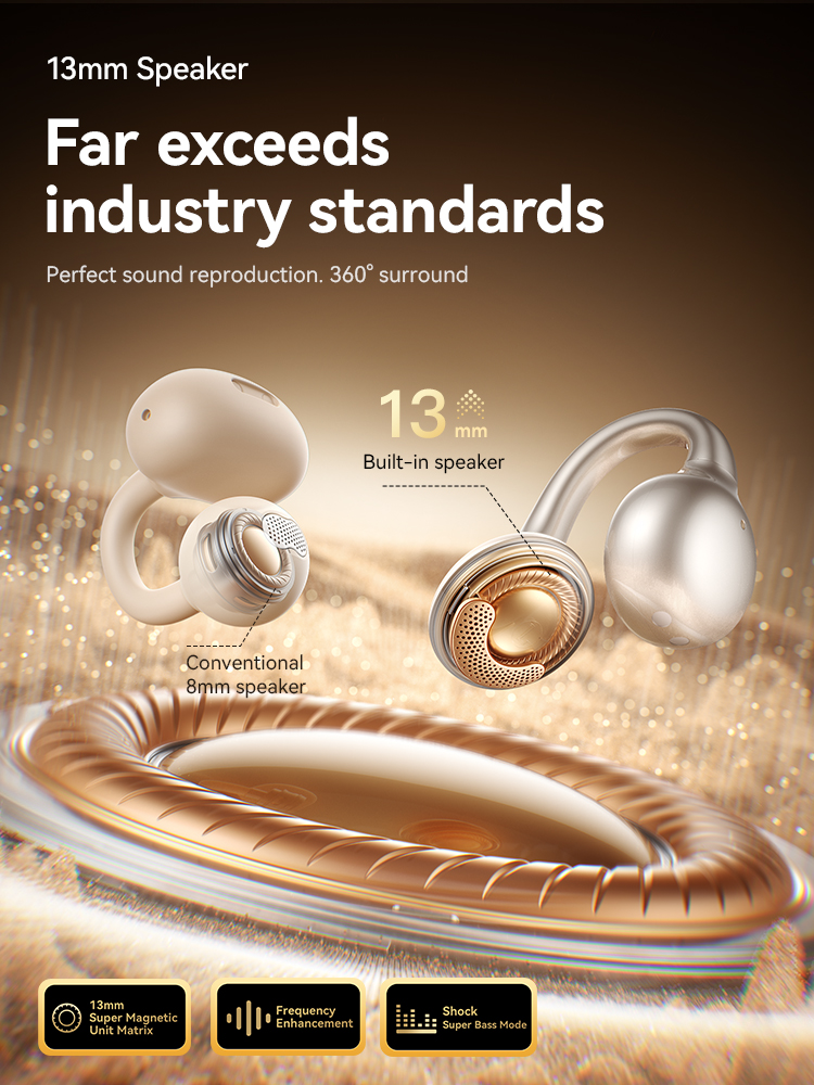 Joyroom Clip-On Earbuds Wireless Open Ear Earbuds